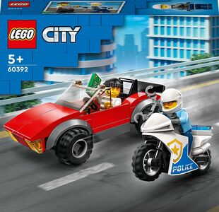 LEGO City Police 60392 Moottoripyöräpoliisi Takaa-ajossa