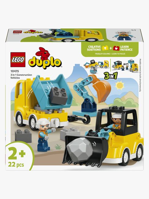 LEGO DUPLO Town 10475 Työmaa-ajoneuvot 3in1