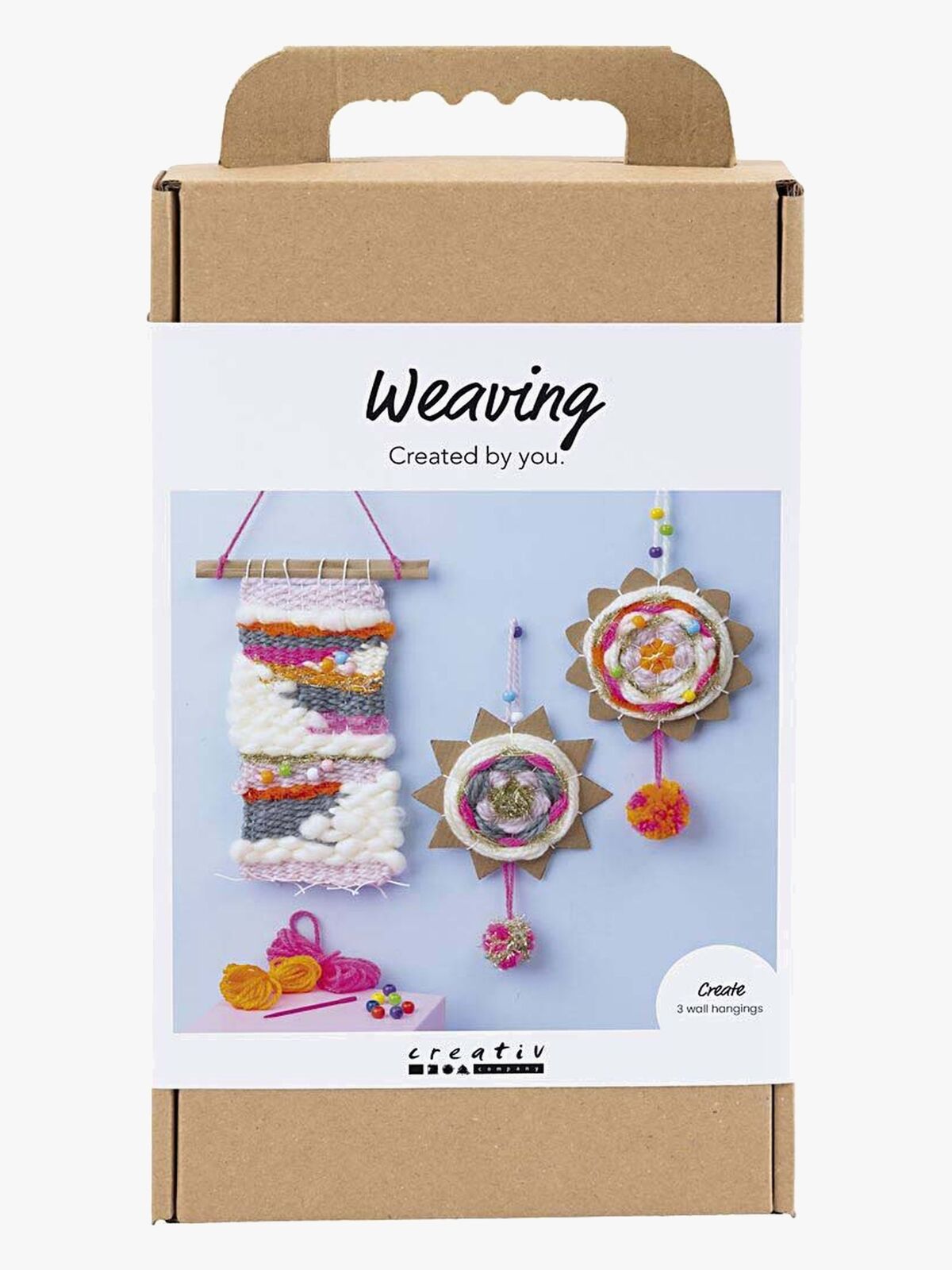 Creativ Company DIY-setti Kudonta Seinäkoristeet
