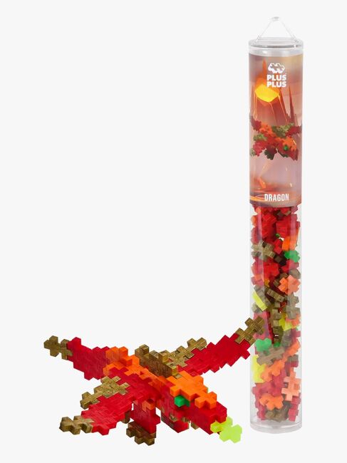 Plus-Plus Rakennussarja + Pohjalevy & Tuubi Siistit Hahmot 4x100 Osaa