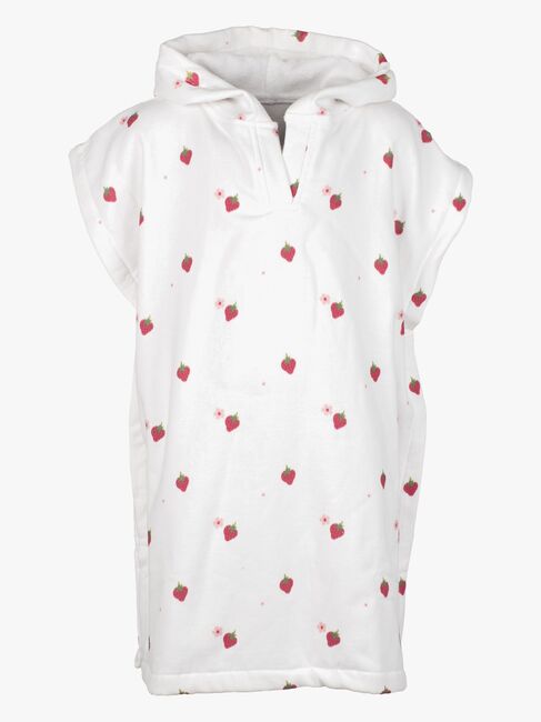 Lindberg Ljusvåg Poncho Pyyhe, White/Pink