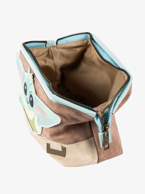 Star Wars The Mandalorian Baby Yoda Toilettilaukku, Beige