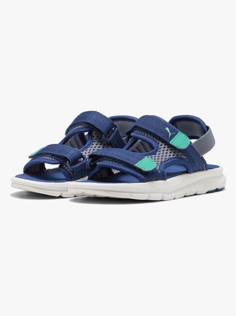 Puma Evolve Sandaalit, Blue/Vibrant Green