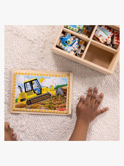 Melissa & Doug Työajoneuvot 4-in-1 Palapeli 12