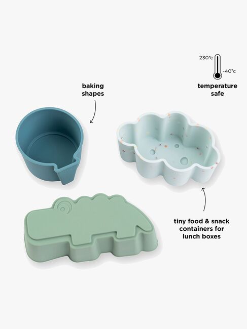 Done By Deer Happy Clouds Silikonimuotit 3-pack, Blue