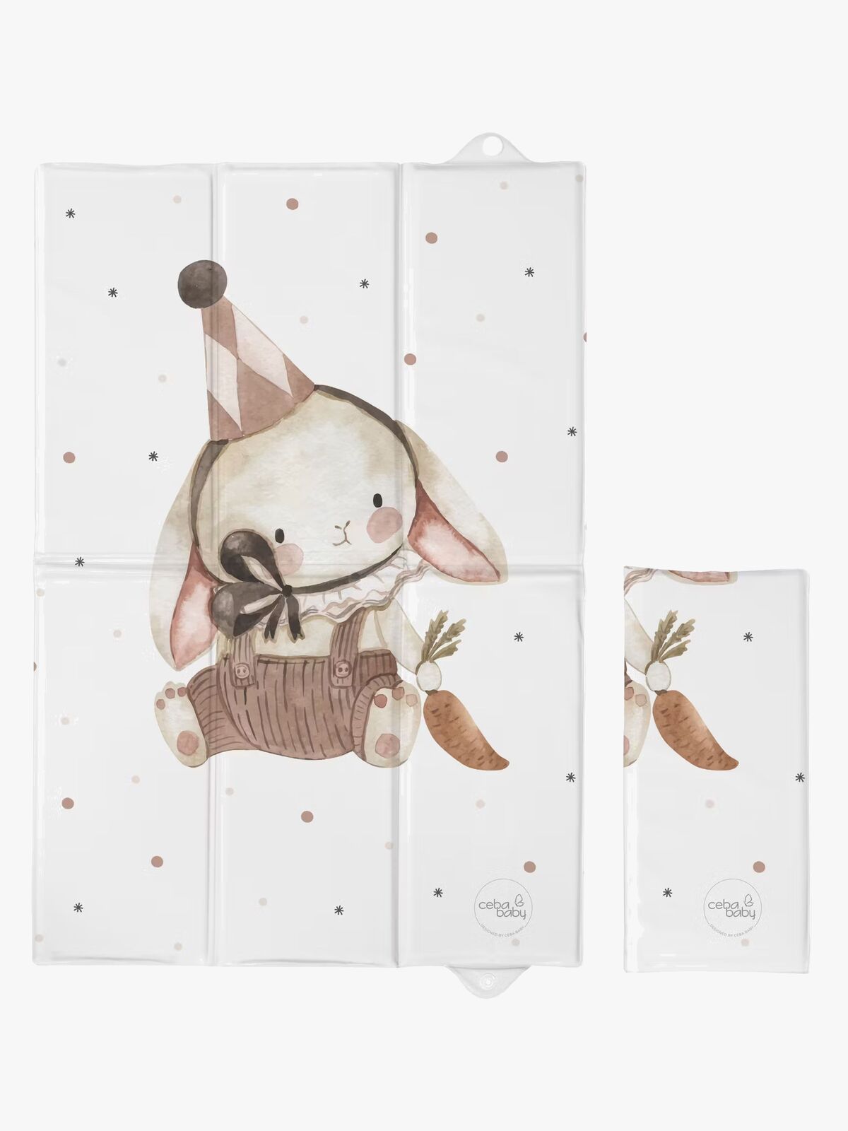 Ceba  Kannettava Hoitoalusta, Clown Bunny