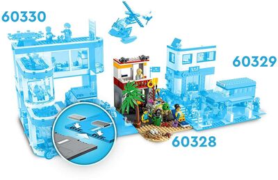 LEGO My City 60328 Uimarannan Valvontatorni