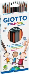 Giotto Stilnovo Skintones Värikynät 12-pack