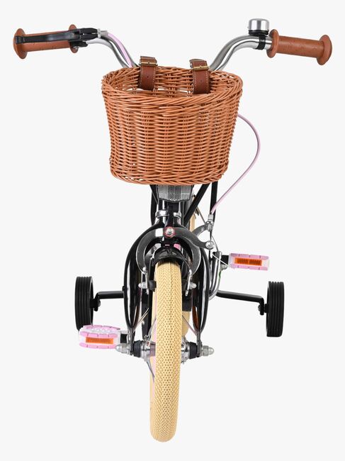 Volare Excellent Polkupyörä + Kori 12'', Musta