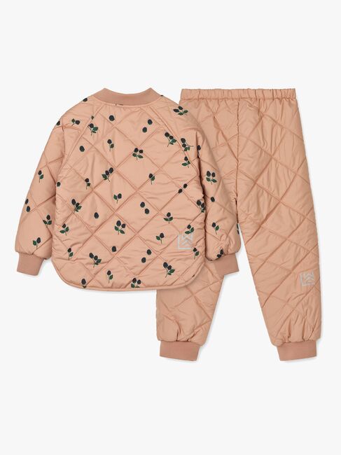 LIEWOOD Zella Kevyttoppapuku, Berry/Pale Tuscany/Embroidery