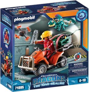 Playmobil 71085 Leikkisetti Dragons: the Nine Realms Icaris Quad & Phil