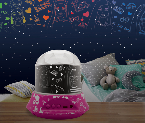 Barbie Yövalo + Valoprojektori & Kaiutin