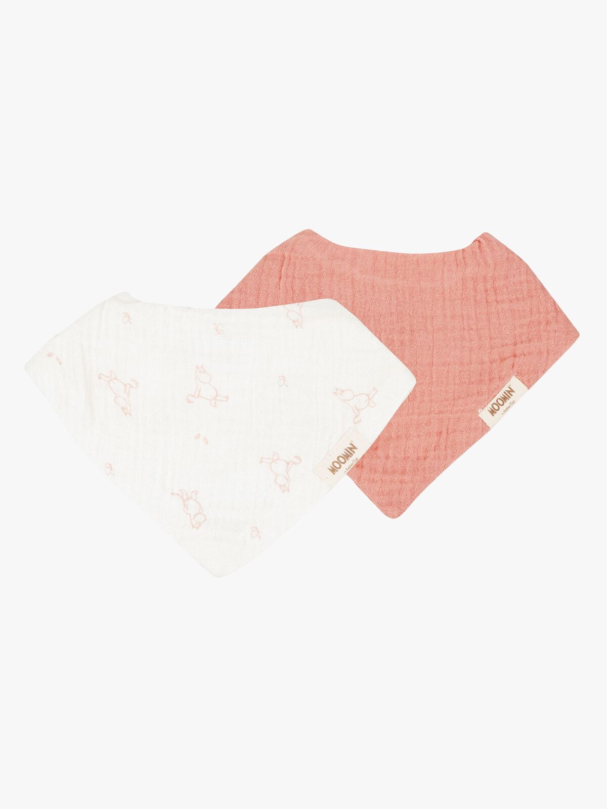 Muumi Kuolalaput 2-pack, Pink