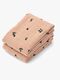 LIEWOOD Lewis Musliiniviltti 2-pack, Mini Berry/Pale Tuscany