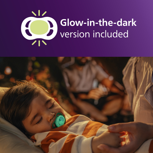 Philips Avent Ultra Air Tutti Yö 0–6 kk 2-pack, Keltainen/Violetti