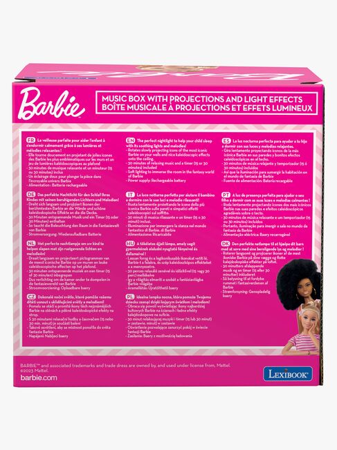 Barbie Yövalo + Valoprojektori & Kaiutin