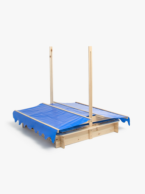 Woodlii Hiekkalaatikko + Katto Ja Penkki, Nature