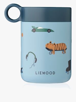 LIEWOOD Kiani  Kuvioitu Ruokatermos, Fun/Beach Blue