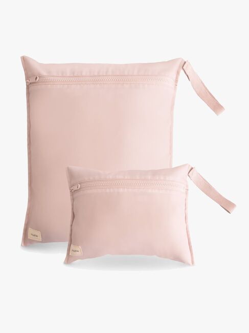 Mushie  Vedenpitävä Wet Bag 2-pack, Blush
