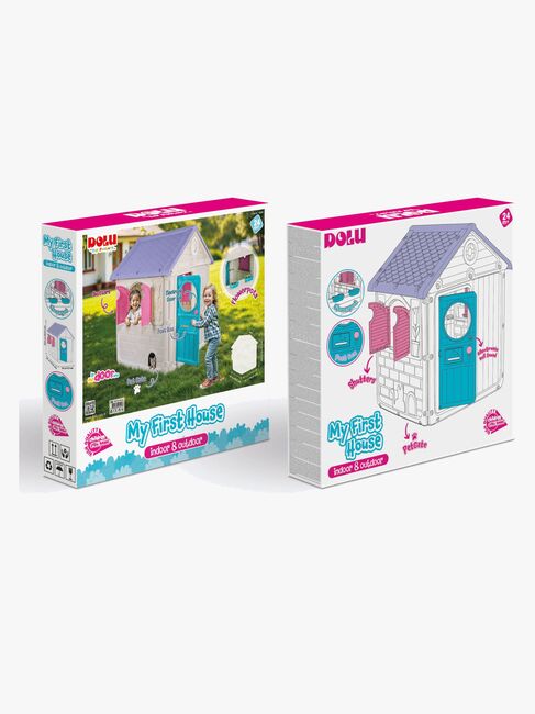 DOLU My First Leikkimökki, Valkoinen/Vaaleanpunainen