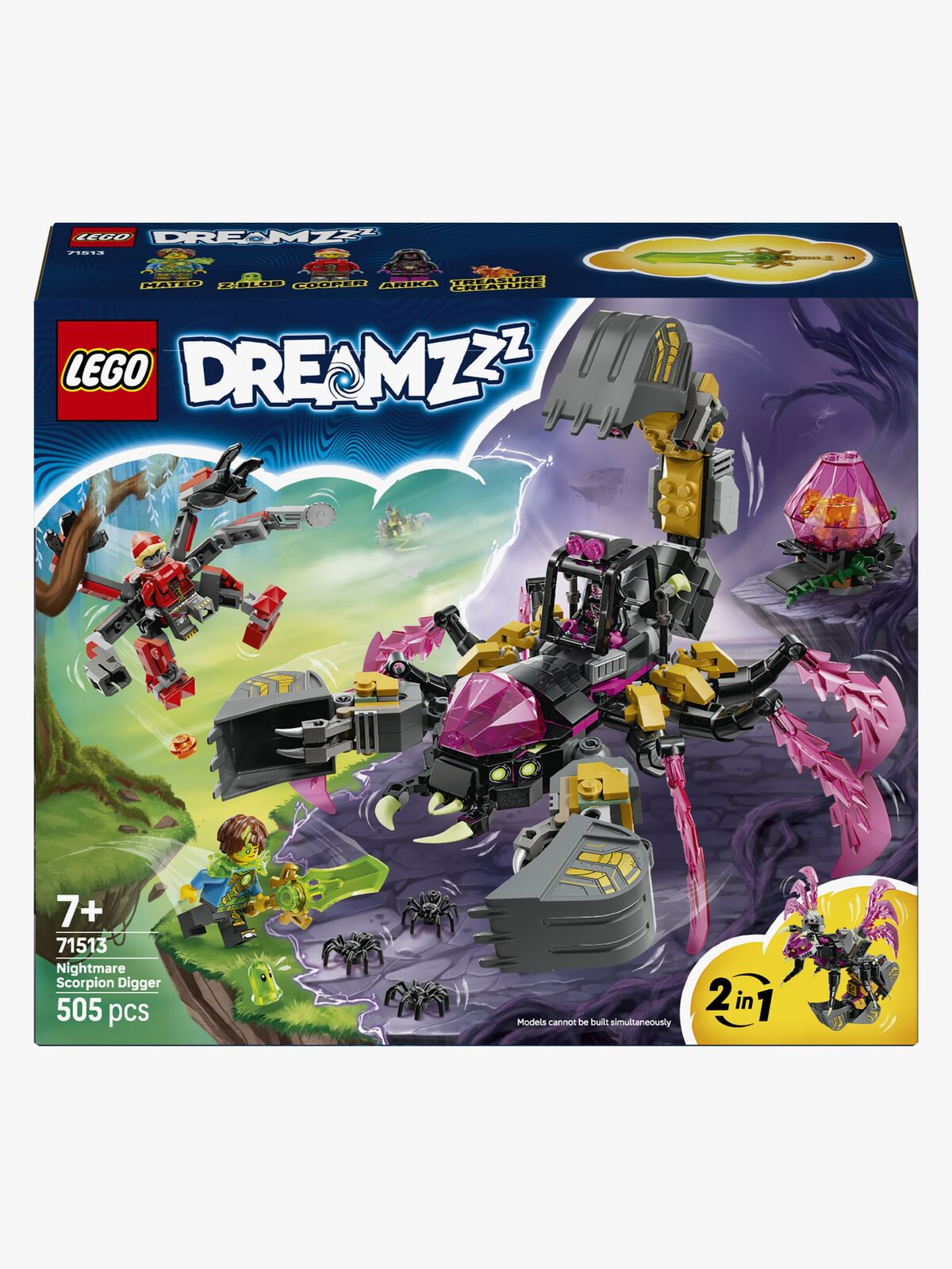 LEGO DREAMZzz 71513 Painajaisskorpionikaivuri