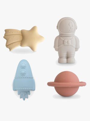 Mushie Kylpylelut Avaruus 4-pack