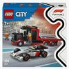 LEGO City 60493 F1-kuljetusauto ja Audi F1 ‑kilpa-auto