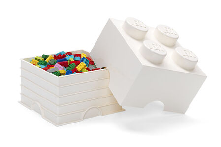 LEGO Säilytyslaatikko 4, Valkoinen