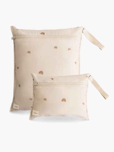 Mushie  Vedenpitävä Wet Bag 2-pack, Rainbow