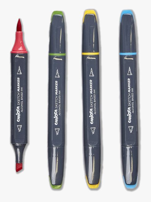 Carioca Plus Alkoholipohjaiset Luonnoskynät 32-pack