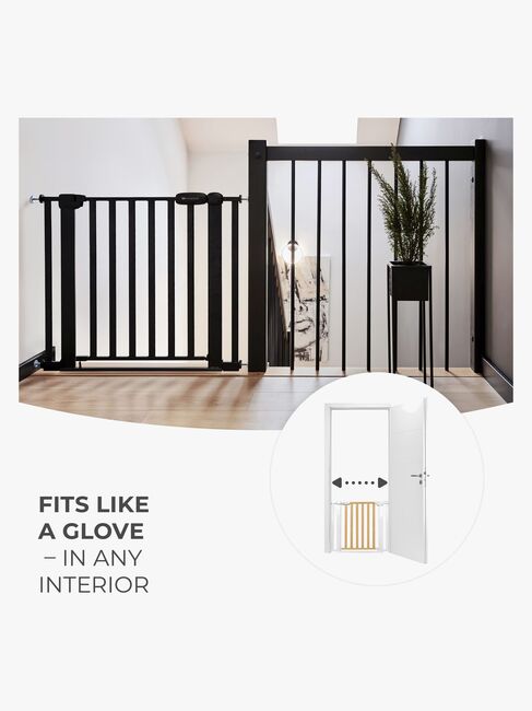 Kinderkraft LOCK&GO Turvaportti, Wood