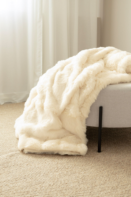 KMCarpets Bubble Viltti 130x170, Kermanvalkoinen