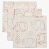 Jollein Pesulaput 3-pack, Elephant Tales