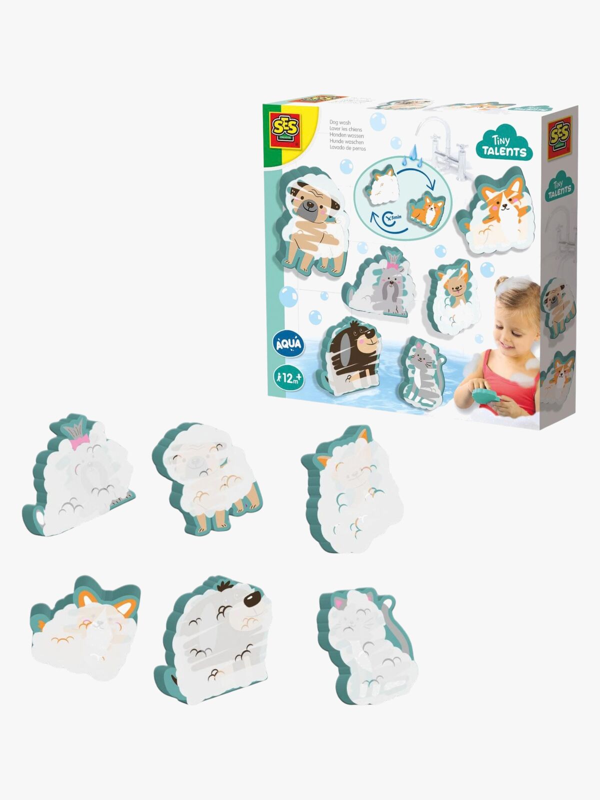 SES Creative Kylpylelu Vaahtoeläimet Koirat