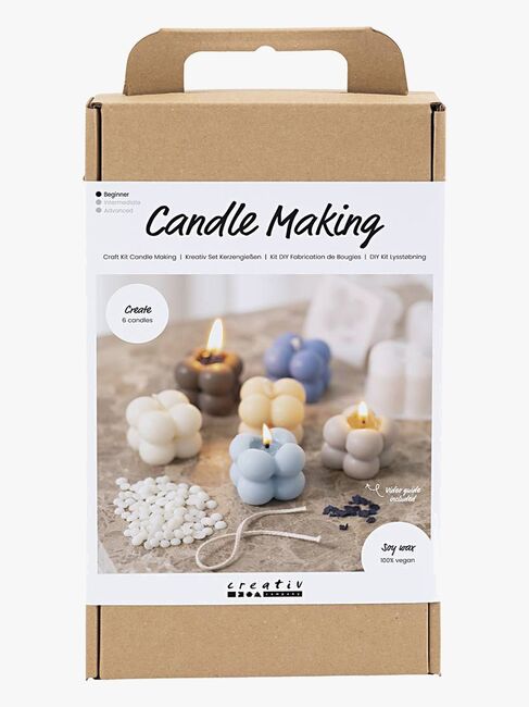 Creativ Company Askartelusetti Kynttilän Teko Kupla Soijakynttilä DIY