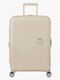 American Tourister Soundbox Spinner Matkalaukku 71,5-81L, Coconut Sand
