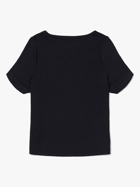 Hyperfied Short Sleeve Logo Top, Anthracite