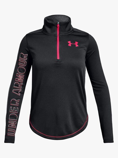 Under Armour Tech 1/2 Zip Treenipaita, Black