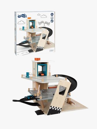 Small Foot Autotalli + Kaksi Autoa