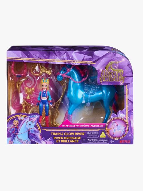 Unicorn Academy Figuurisetti Isabel & River: Train & Glow