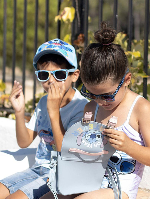 Disney Stitch Satchel Olkalaukku, Vaaleansininen