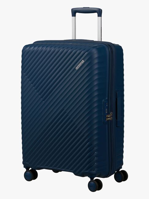 American Tourister Diablast Spinner Matkalaukku 81-91L, Darkwave Blue