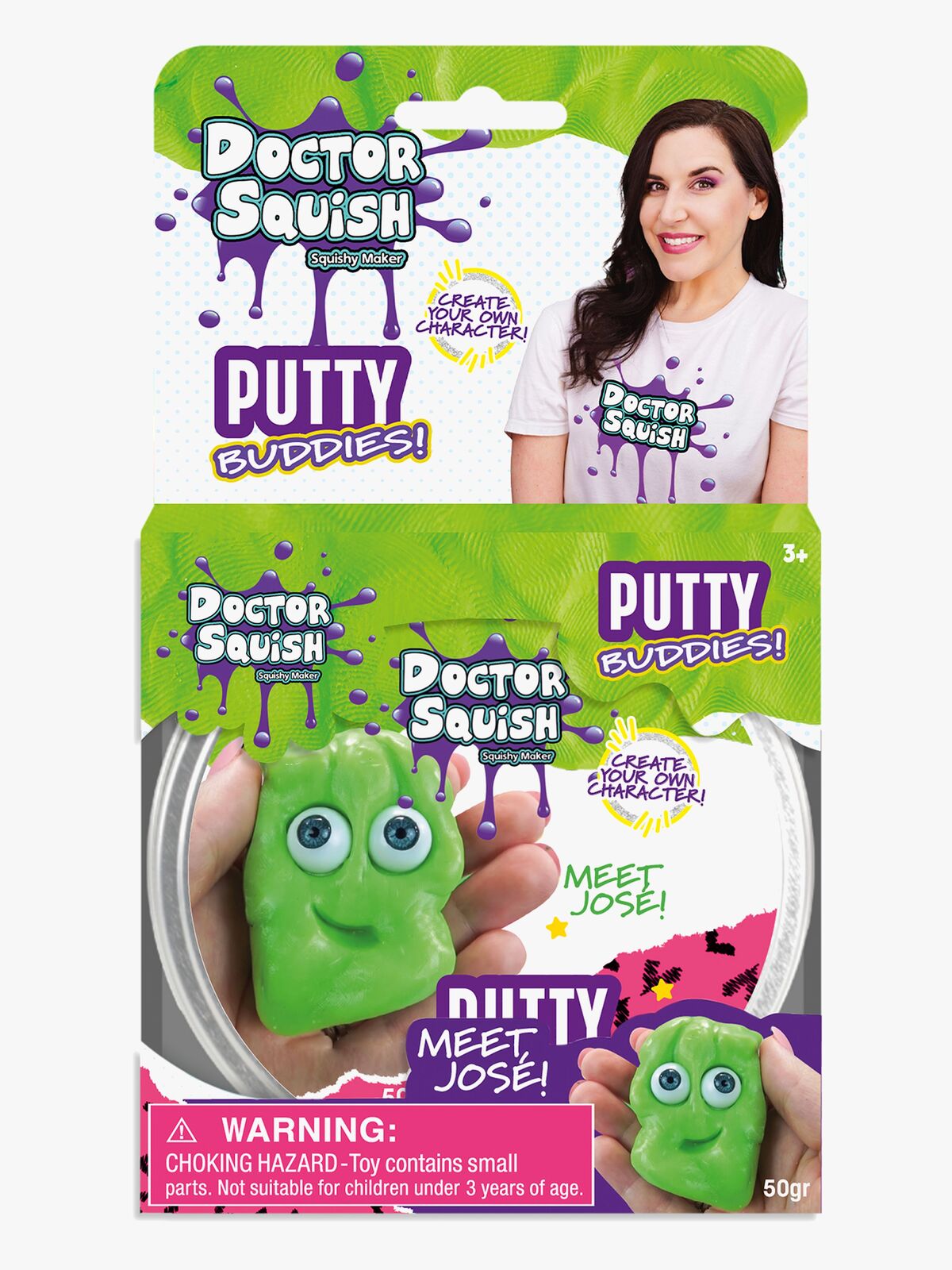 Doctor Squish Putty Buddies Rakennemassa José 50g