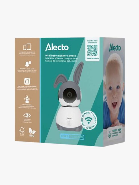 Alecto SMARTBABY10BE Itkuhälytin, White/Anthracite