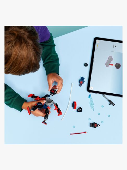 LEGO Super Heroes 76337 Miles Moralesin robotti vastaan Spider-Man 2099