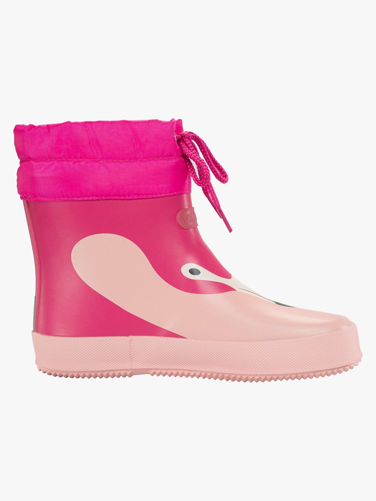 Viking Alv Paw Print Barefoot Kumisaappaat, Light Pink/Magenta