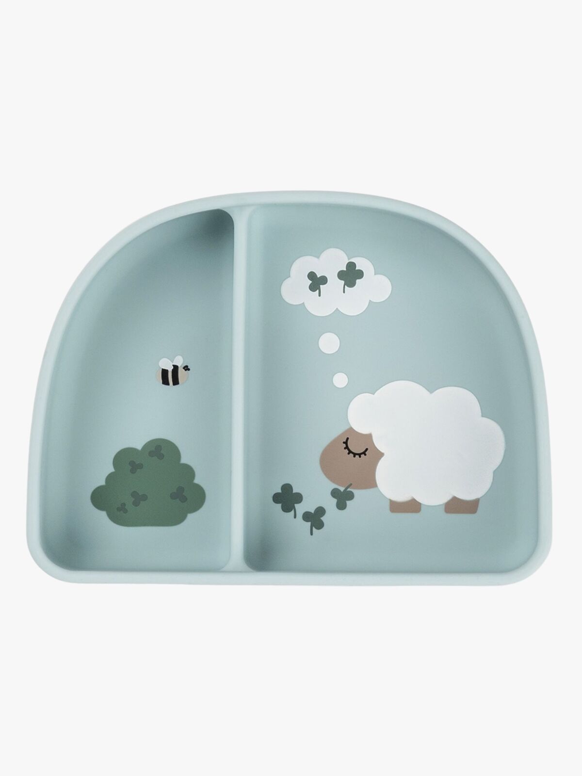 Done By Deer Tiny Farm Jaettu Lautanen Stick & Stay, Blue