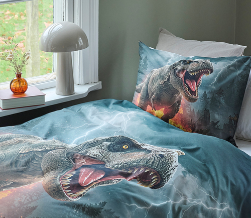 Borganäs Pussilakanasetti Dinosaurus 150x210