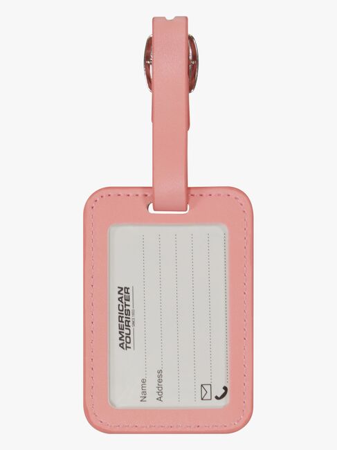 American Tourister Matkalaukun Nimilappu 2-pack, Solar Pink