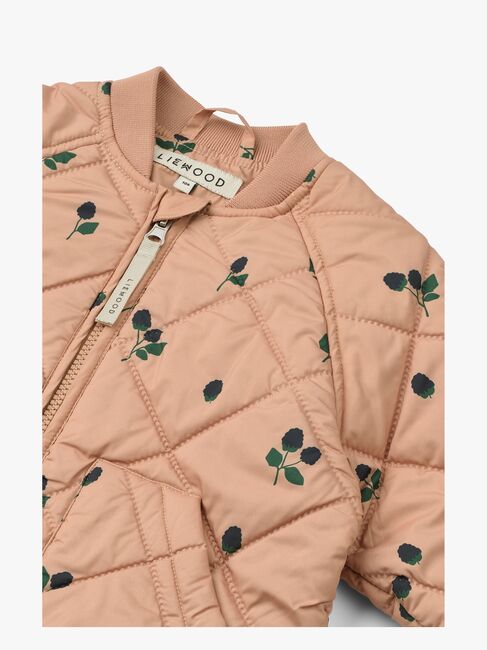 LIEWOOD Zella Kevyttoppapuku, Berry/Pale Tuscany/Embroidery